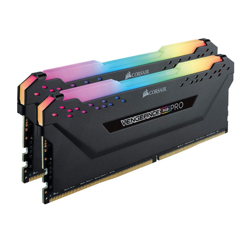 RAM رم دسکتاپ DDR4 دو کاناله 3200 مگاهرتز CL16 کورسیر مدل VENGEANCE RGB PRO ظرفیت 16 گیگابایت